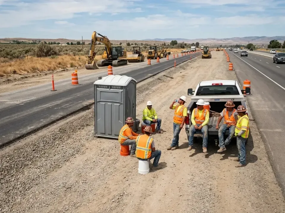 highway-road-construction-crew-007 — frequently asked questions, Porta Potty and Restroom Rentals in Franklin, WI